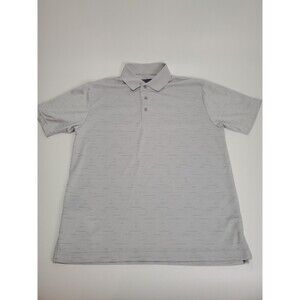 PGA Tour Men's Short Sleeve Polo Shirt, Grey, Medium